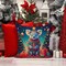 Edge Collections - 14" X 14" - Multicolor - Throw Christmas Koala Pillow Machine - 1 Piece